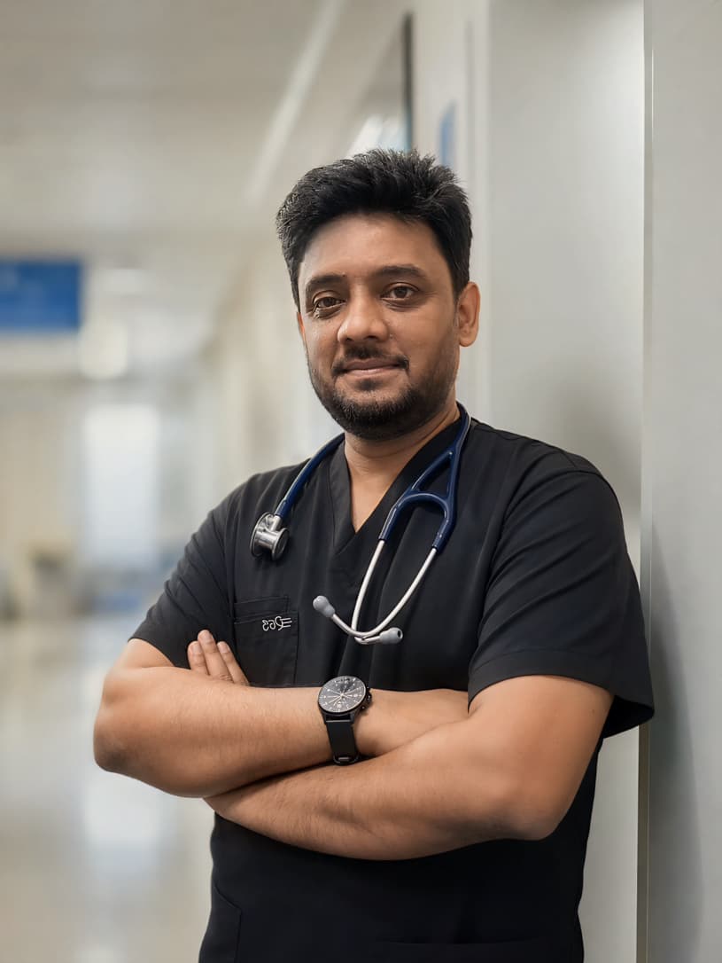 Dr. Mahfuzur Rahman at NICVD - Paediatric Cardiac Intensive Care